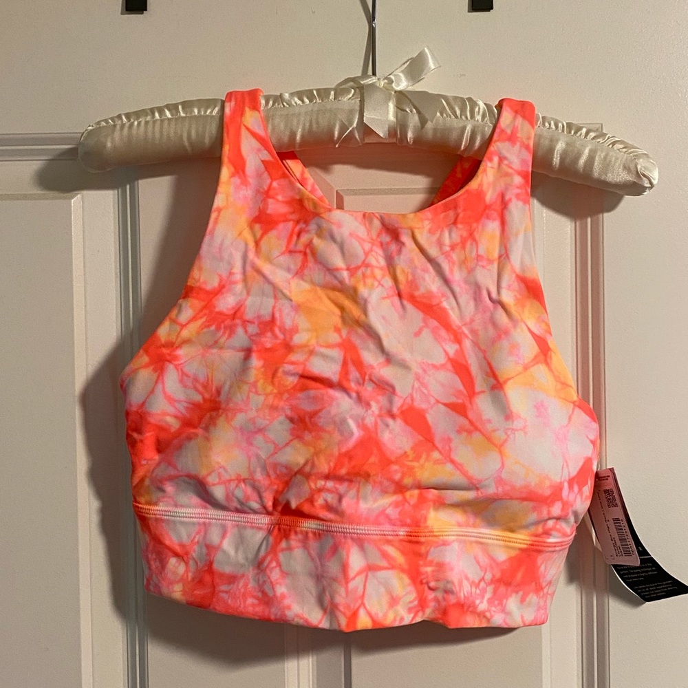 Lululemon Energy Bra High Neck Tie Dye